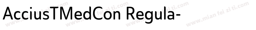 AcciusTMedCon Regula字体转换